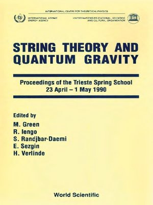 cover image of String Theory and Quantum Gravity--Proceedings of Trieste Spring School